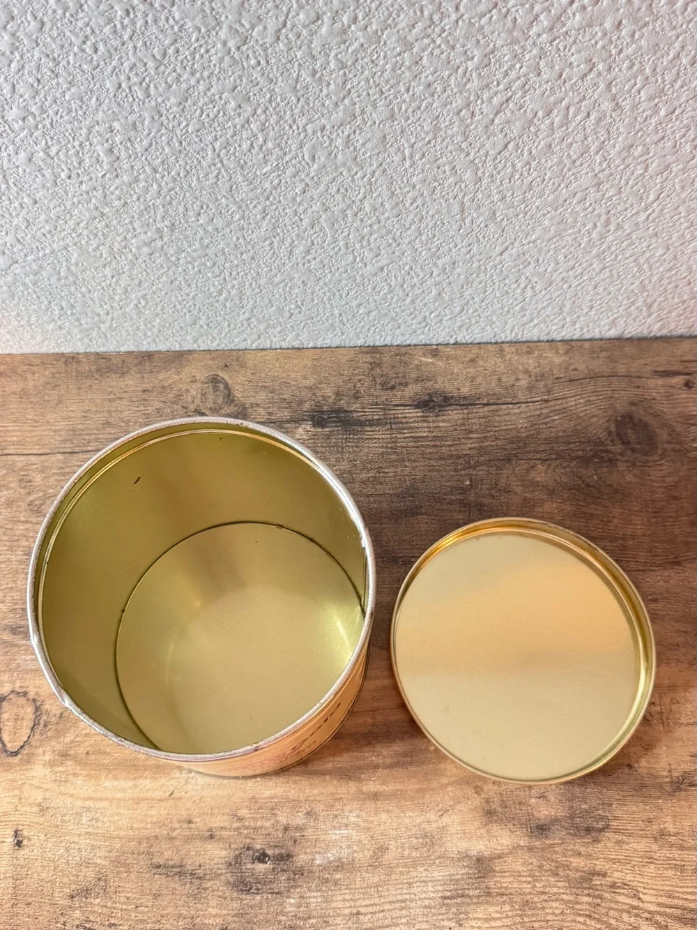 Meadow Gold Vanilla Ice Cream Tin Canister with Lid | 1931 Design